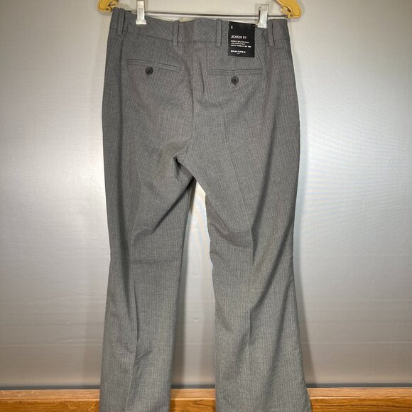 Banana Republic Gray Pinstripe Slacks, NWT - Picture 2 of 3